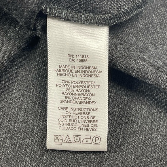 Preloved MICHAEL Michael Kors Colorblock Purple Gray Longsleeves Dress Size 6 - Picture 4 of 9